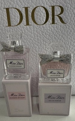 1 Miss Dior Mini Eau De Parfum 5ml + 1 Miss Dior Mini Blooming Bouqet EDT