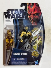 Star Wars The Clone Wars CW3 Savage Opress 3.75 Action Figure Hasbro MOC 2012
