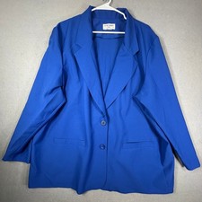 Alfred Dunner Blazer Lightweight Vintage Two Button Women 24W Made in USA