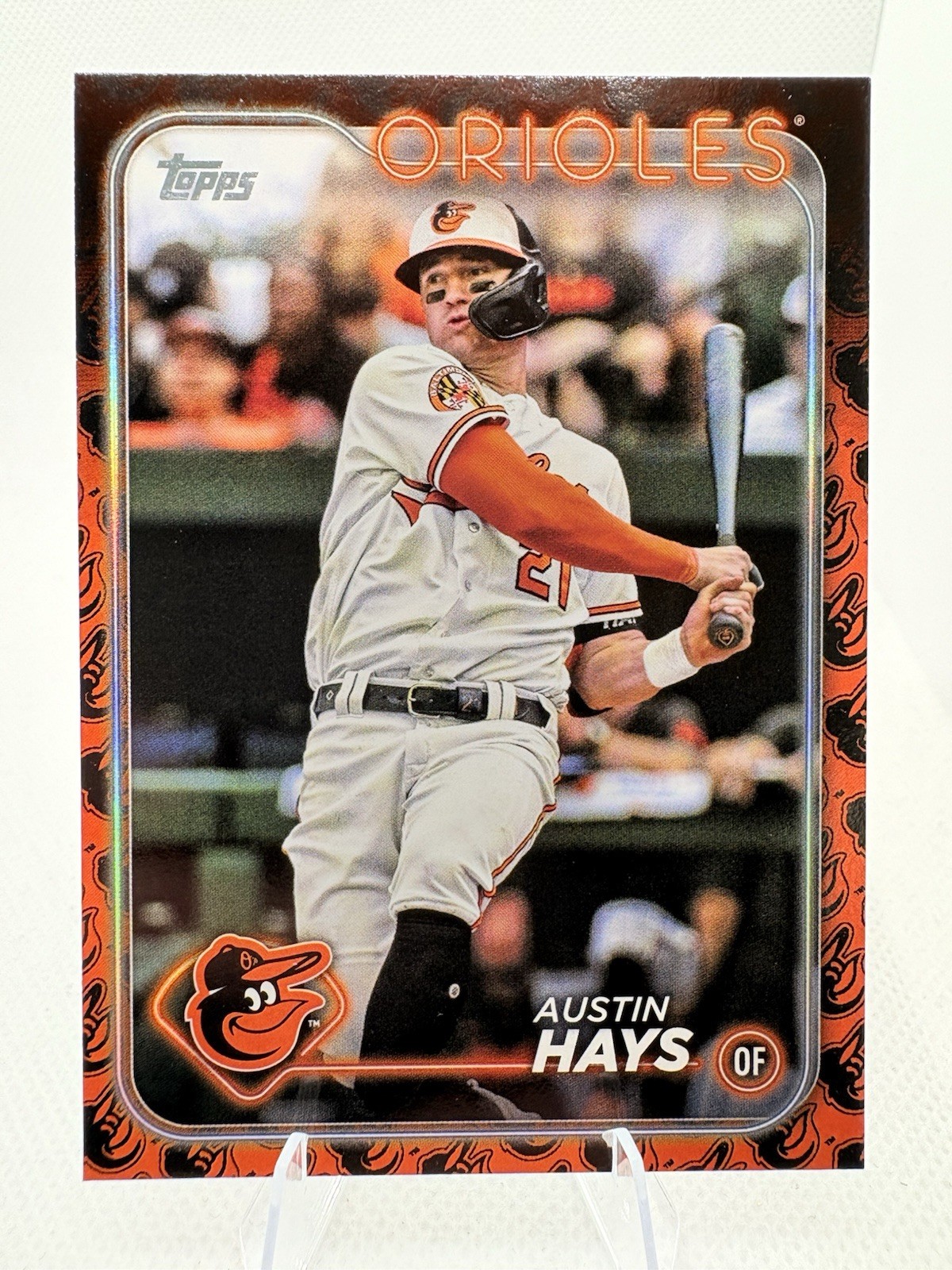 2024 Topps Series 1 Austin Hays #307 Team Color Border SSP Case Hit Orioles