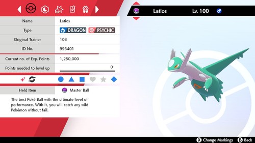 ✨ Shiny 6IV ✨ Latias Latios Mythical Legendary Pokemon SWSH BDSP Scarlet Violet - Picture 7 of 27