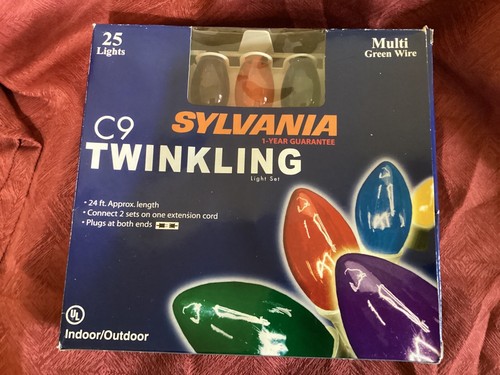SYLVANIA C9 TWINKLING 25 LIGHTS SET
