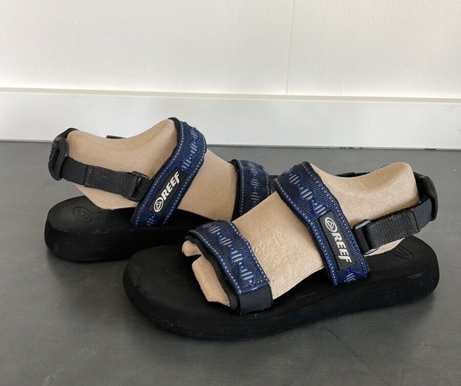 REEF Men's Black Navy Blue Sandals Sport Waterproof Shoes Size 8 | eBay