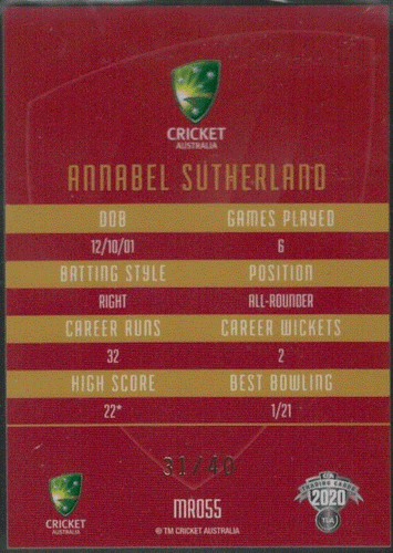 2020/21 CA Traders Cricket MOJO Ruby, Individual Card Sale only Nr-Mint. - Picture 35 of 99