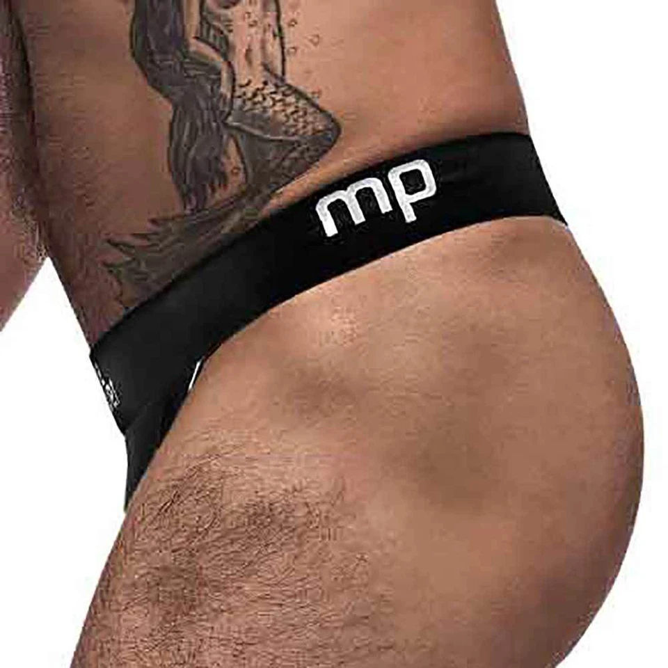 Male Power Black Nite Thong 416-255 Black - Image 2 of 4