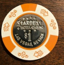 Stardust Hotel $1 Casino Chip Las Vegas Old Obsolete Coin