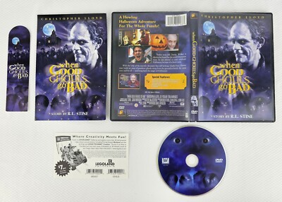 When Good Ghouls Go Bad DVD 2001 Christopher Lloyd with Insert and Bookmark Rare