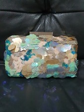 MIMCO Burst Bubble Belt Bag Hand CLUTCH  POUCH RRP$249 Must Blue Belt Mermaid