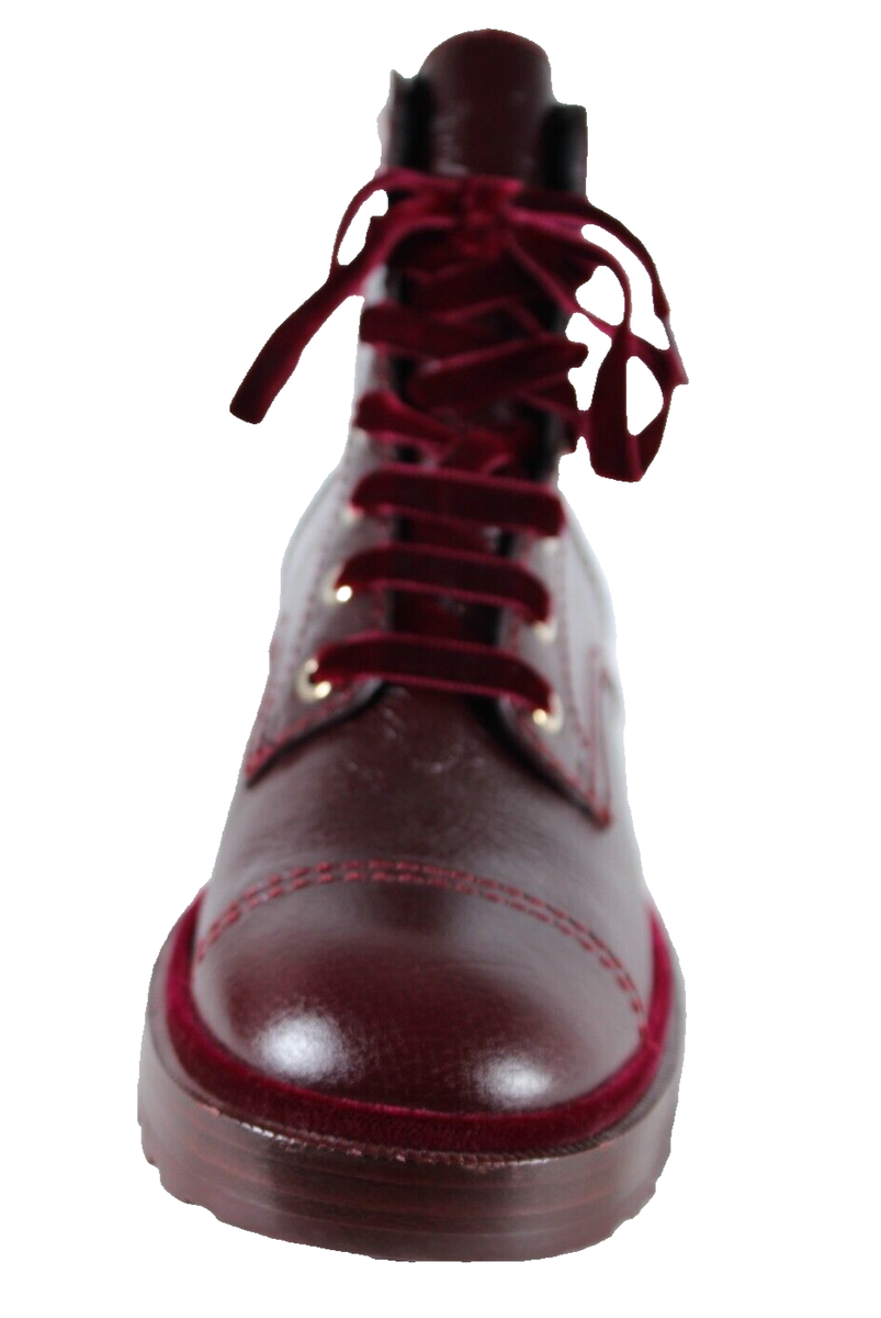 CHANEL 21P Burgundy Leather & Velvet Pearl Logo Details CHANEL 21P Burgundy Leather & Velvet Pearl Logo Details