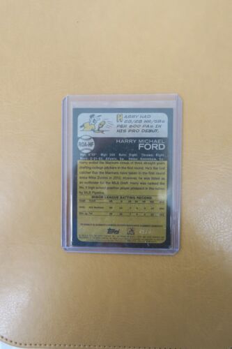 2022 Topps Heritage Minor League Harry Ford Real One Blue Auto 89/99 #ROA-HF - Picture 2 of 2
