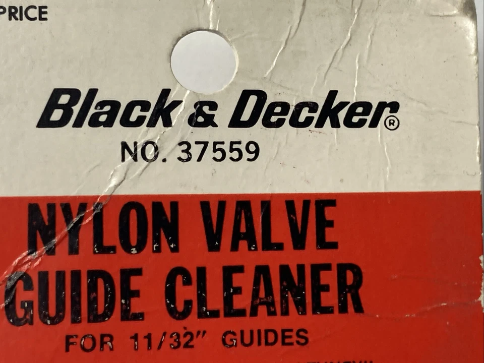 Vtg Black & Decker Nylon Valve Guide Cleaner for 11/32" Guides #37559 NOS - Image 3 of 4