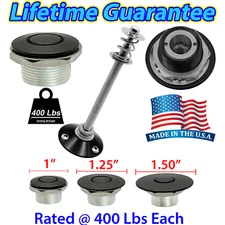 Quick Latch Hood Pin Black Push Button Latch Hood Latch Pins Locks Fasteners