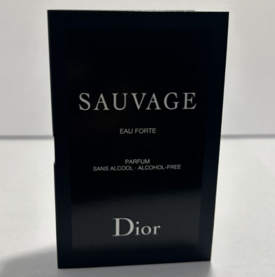 Dior Sauvage Parfum Eau Forte Mens Alcohol Free Spray Sample 1ml