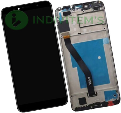 Für Huawei Y6 2018 (Y6 Prime) Display Komplettes Bildschirm LCD + Touch + Rahmen