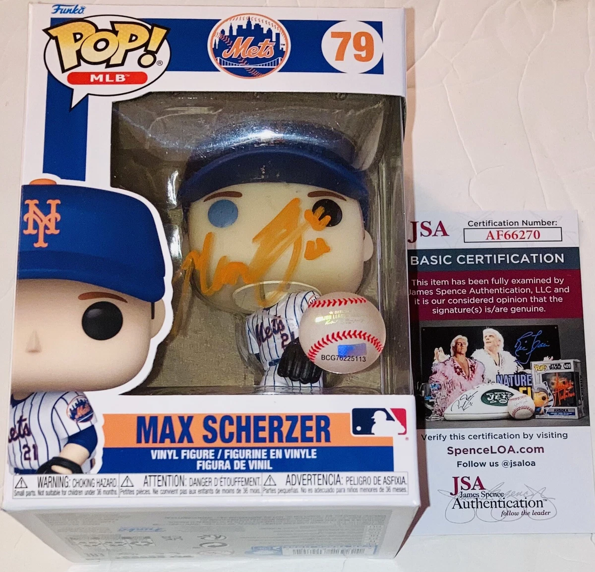 MLB Max Scherzer # 79 New York Mets Pop Vinyl Figure by Funko