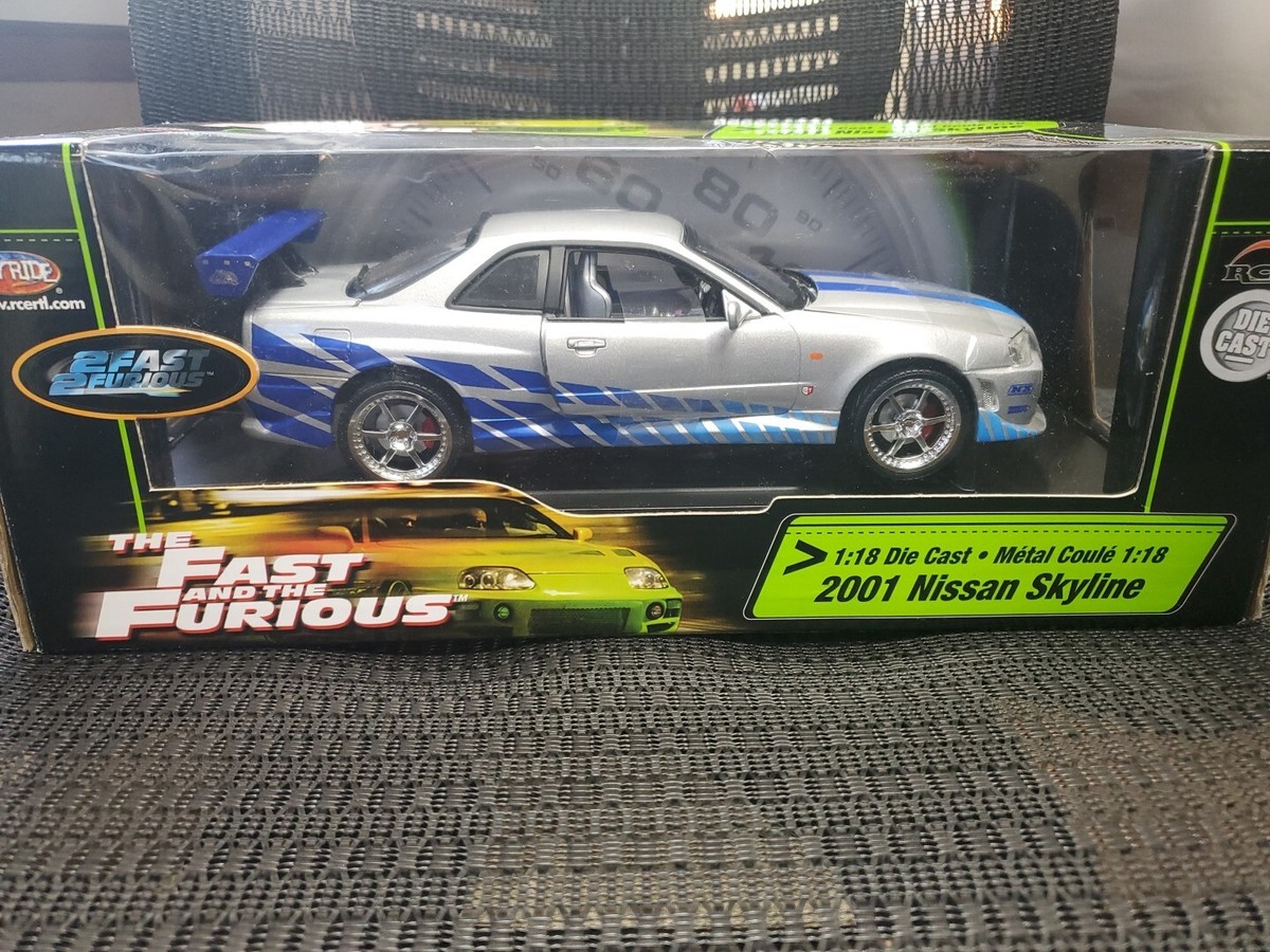 FAST&FURIOUS 2001 NISSAN SKYLINE 1/18