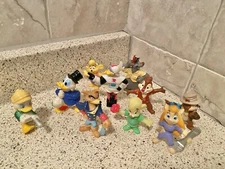 Vintage Disney Cereal Premiums Duck Chip Dale Tail Spin Kelloggs Figure Lot