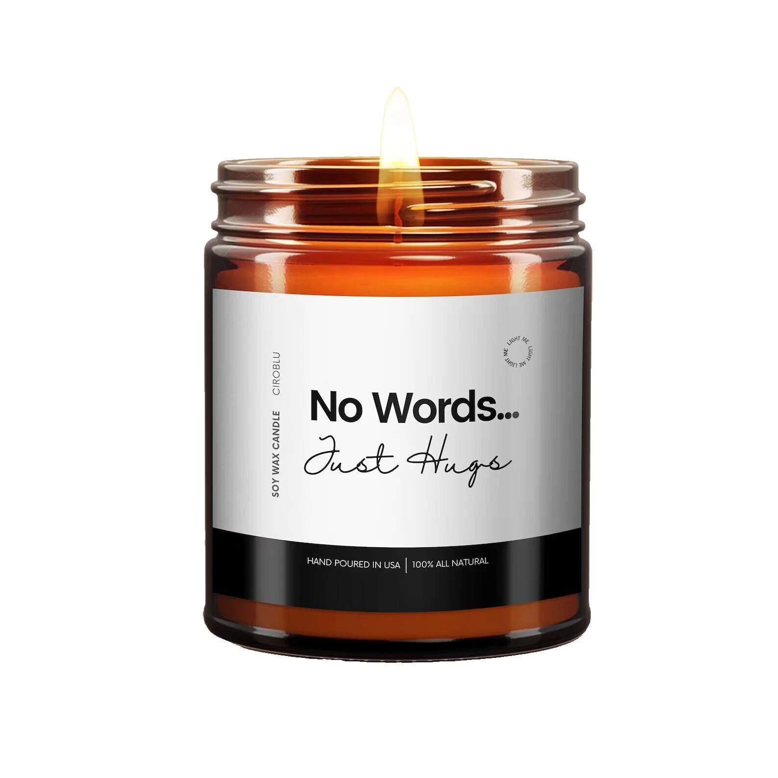 Cera de soja palabras y frases Velas decorativas