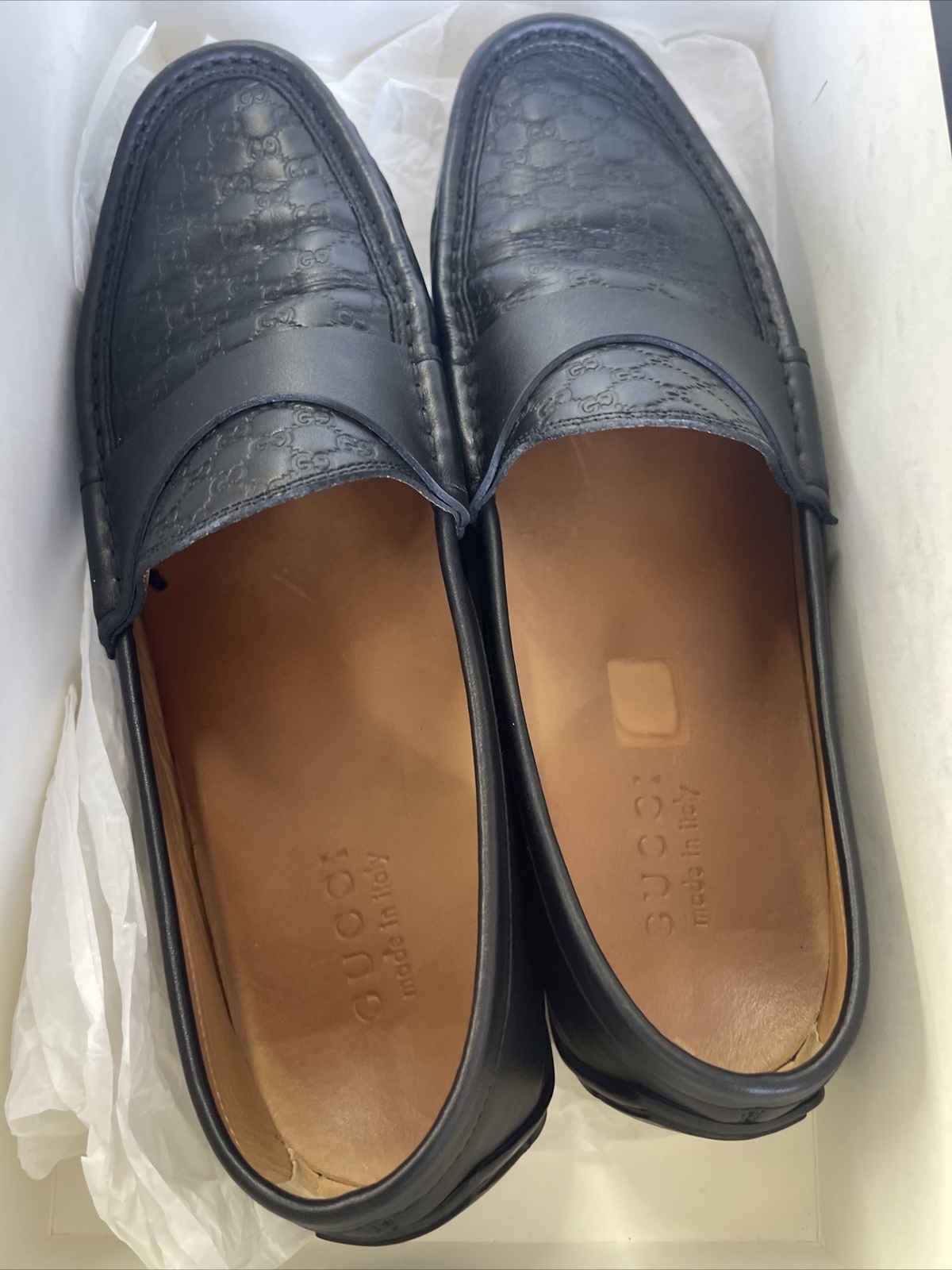GUCCI Guccissima Driving Loafers Gem