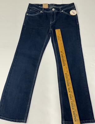 Women s Levi s Slim Straight Premium Stretch Midnight Jeans Plus Size 10 1/2 NWT