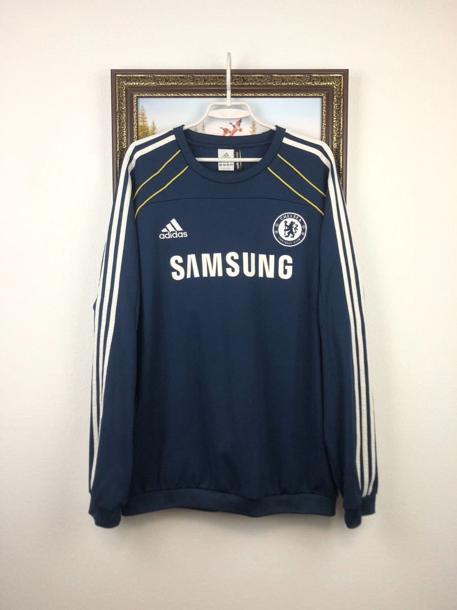 Vintage Adidas Chelsea Sweatshirt Soccer Jacket Crewneck Vintage Adidas Chelsea Sweatshirt Soccer Jacket Crewneck