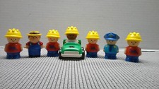 1990s Shelcore Chunky People 7 Figures  Truck Lot Construction Farmer Police