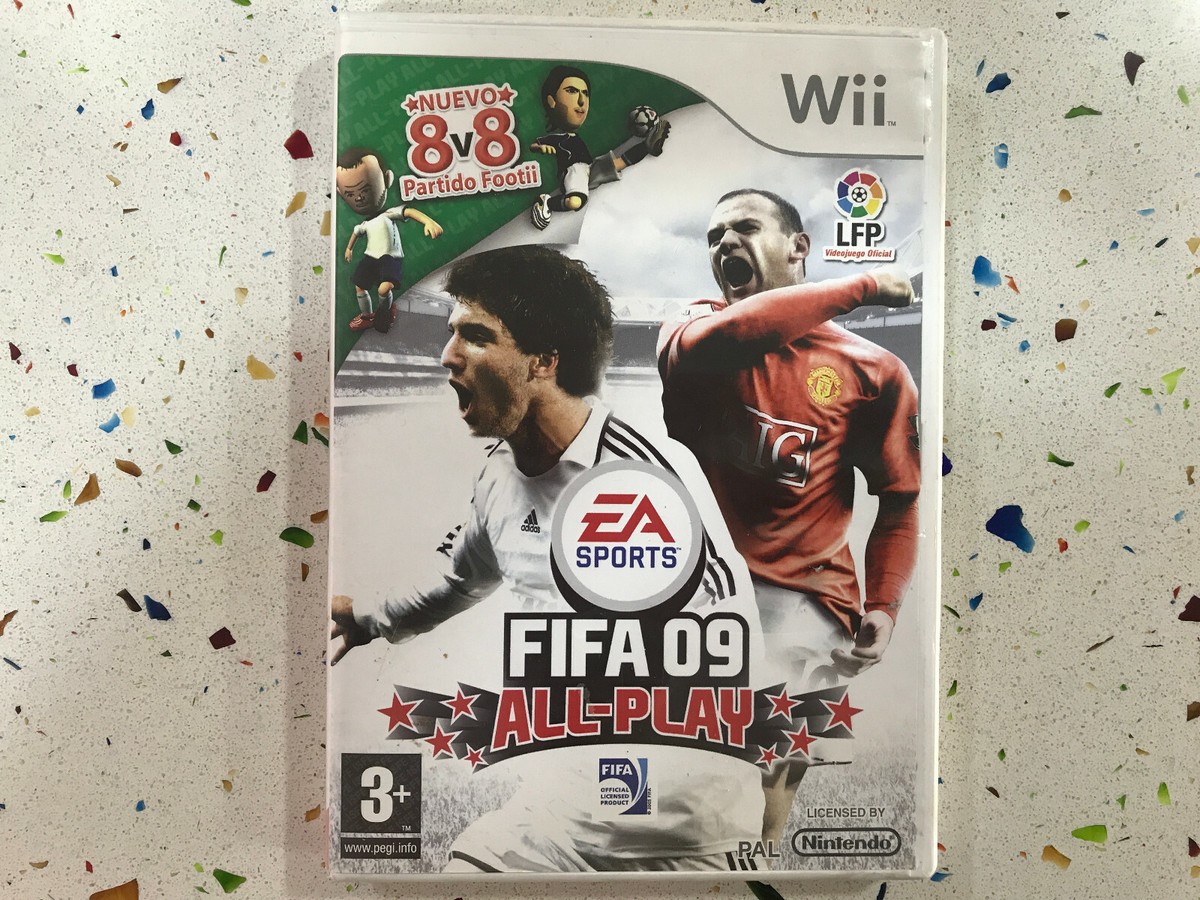 FIFA 09 WII NINTENDO PAL ESPAÑA FIFA09 ALL-PLAY NUEVO 8V8 PARTIDO