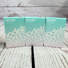 Models Own Rock N Rosy Creme Blusher Tulip 13 .08oz 3 Pack New