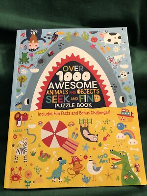 Over 1000 Awesome Animals and Objects Seek and Find Puzzle Book : Includes...