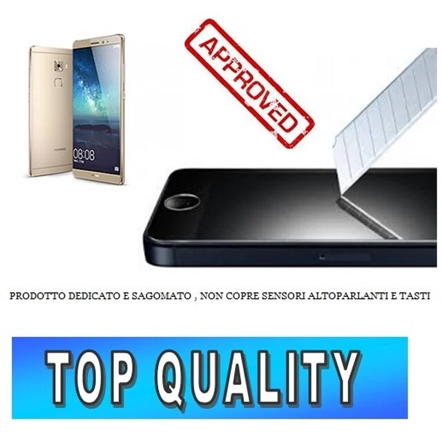 TEMPERED GLASS SCREEN PROTECTOR PELLICOLA VETRO 9H TEMPERATO PER HUAWEI MATE S - Immagine 2 di 4