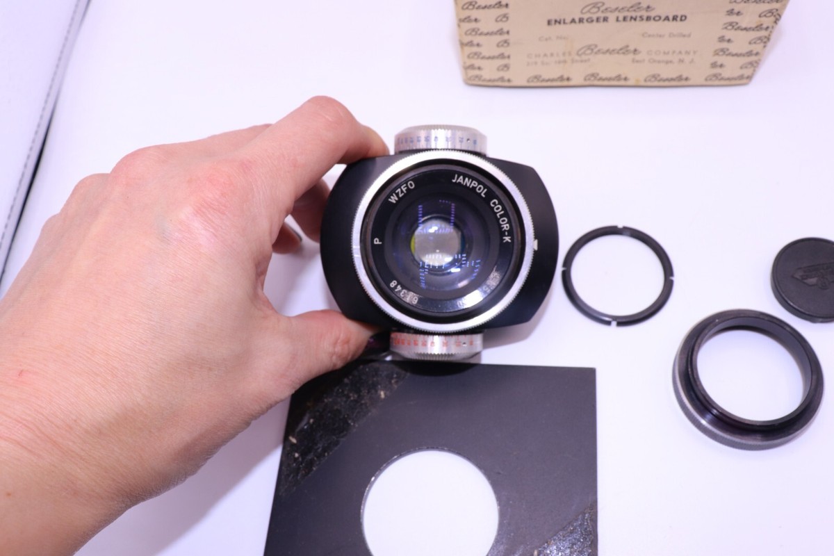 WZFO JANPOL COLOR-K 1:5.6/80 Color Enlarger lens. vtg | eBay