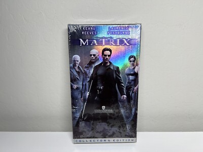 The Matrix (VHS, 1999, Collectors Edition) w/ Watermark Brand New Sealed
