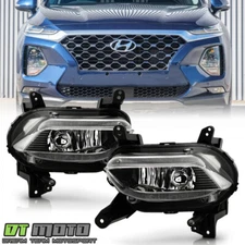 For 2019-2020 Hyundai Santa Fe Bumper Fog Lights Lamps w/ Switch Kits Left+Right