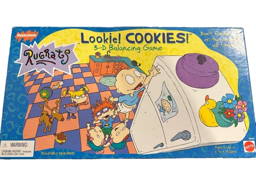VTG  Rugrats "Lookie! Cookies!" 3-D Board Game by Mattel Complete 1998