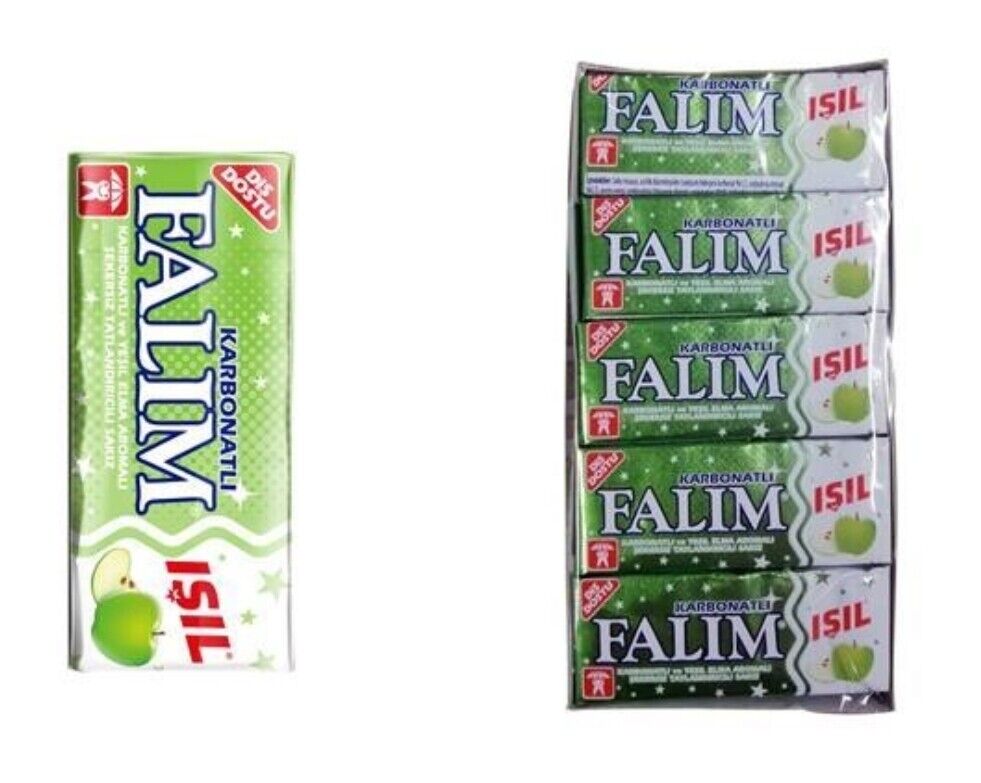 2 Box Falim Mastic Gum Flavoured Sugarfree Chewing Gum Single Wrap Gums 200  pcs