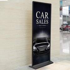 Poster Holder Stand, Pedestal Sign Stand, Double-Sided Heavy Duty Poster Display