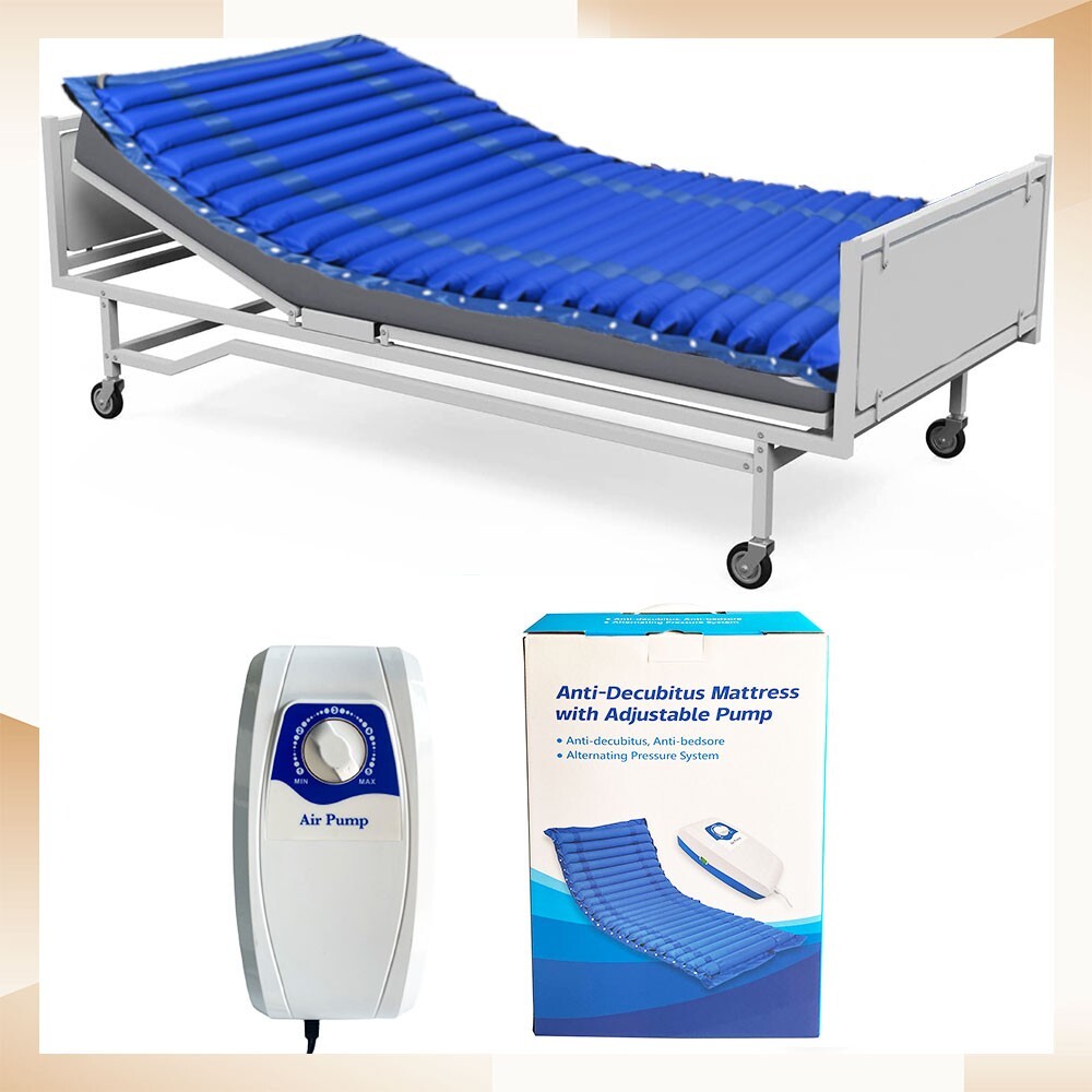 Alternating Pressure Mattress Topper Medical Grade Bed Sore Prevention Treatment