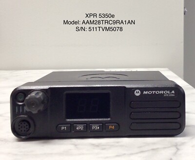 Motorola XPR5350e UHF 450-512MHz 32ch 40w mobile radio AAM28TRC9RA1AN