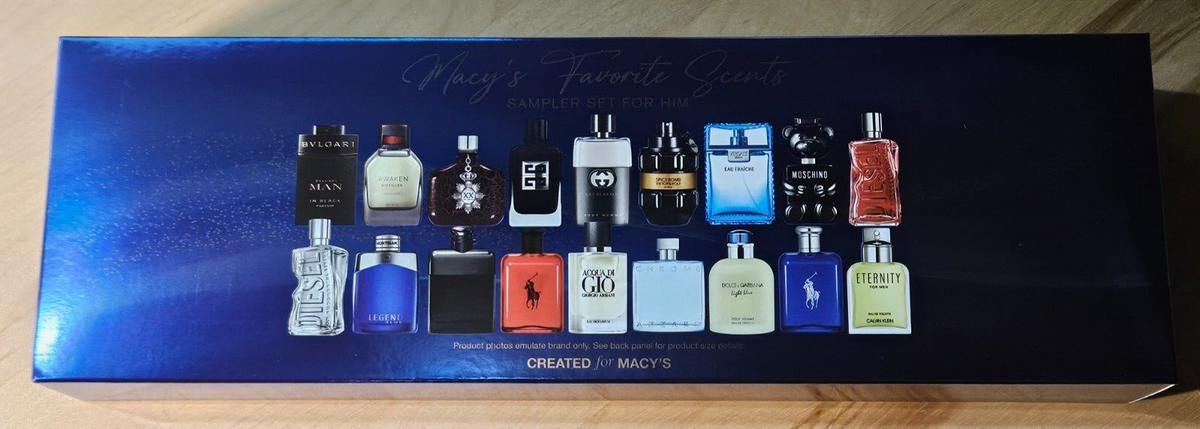 Macy's 18-Pc. Favorite Scents Sampler Discovery Set For Him