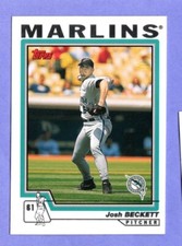 2004 Topps #251  Josh Beckett  Florida Marlins