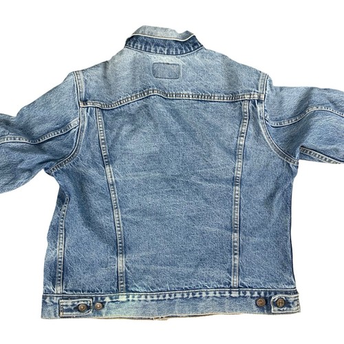 Chaqueta de camionero vintage años 80 Levi's 70506-0216 de mezclilla descolorida lavada ligera - talla 44R - Imagen 11 de 15