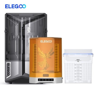 ELEGOO Saturn 4 Ultra 16K Resin LCD 3D Printer Smart Tank+Mercury Plus V3.0
