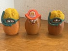 McDonald's Potato Head Kids Fast Food Toys Lot of 3 Firefighter Diver 1988 — photo 1