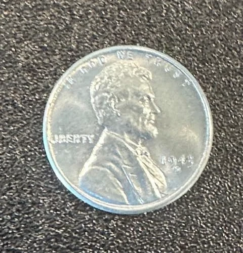 1943-D STEEL Lincoln Wheat Cent Penny GEM BU  (162)