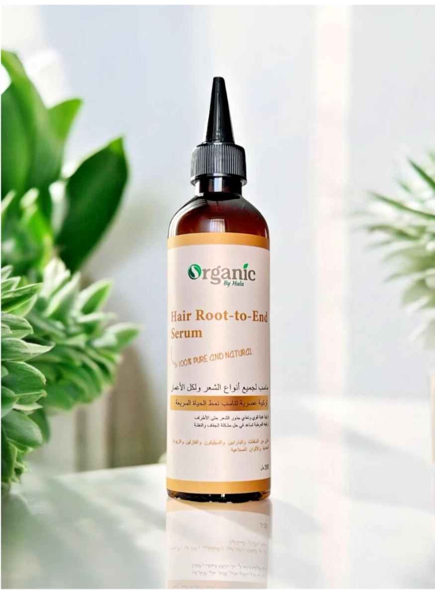 OrganicbyHala Root to End Scalp & Hair Serum – Anti-Itch, Oil Control, Hydration