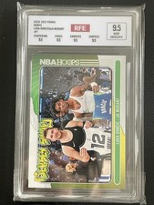 Luka Doncic & Ja Morant 2020-21 Panini Hoops Jersey Swap #7 RFE 9.5