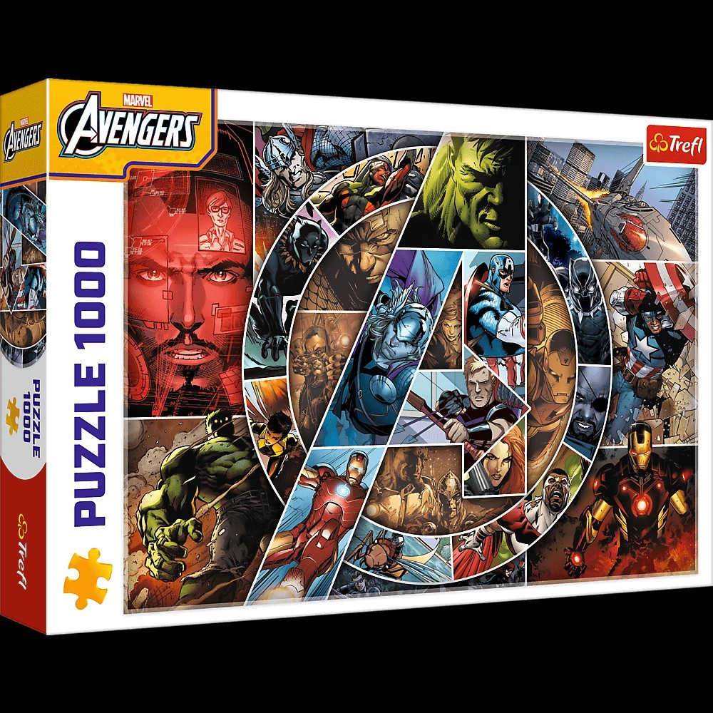 Trefl - Puzzle 1000 Teile, Helden,Marvel The Avengers | Für Kinder und Erwachsene ab 14 Jahren, hochwertige, kreative Unterhaltung, präzise passende Teile - Bild 2