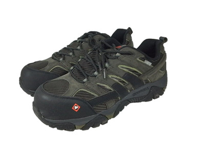Merrell Work  Men's Pewter Moab Vertex Vent Composite Toe Size 10 US NIB