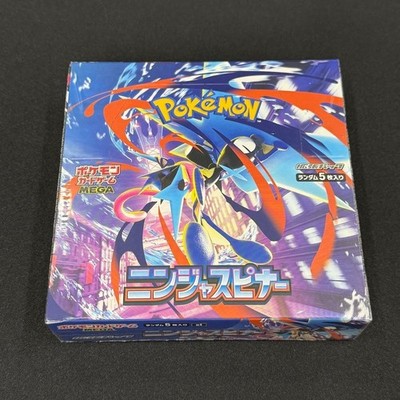 IN STOCK Pokemon Japanese Ninja Spinner M4 Booster Box Mega W/Shrink Sealed