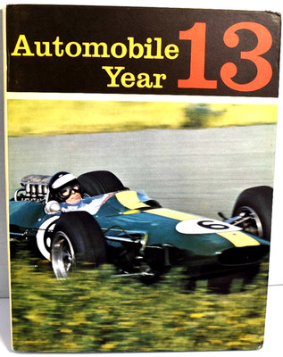 Rare Automobile Year 13 Hardcover   1965/1966 At The Douch Grand Prix, Zandvoort